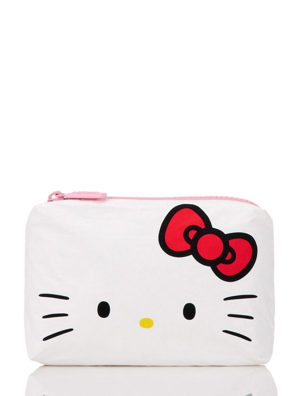 ALOHA Collection x Hello Kitty Mini Pouch in Kitty Face Black on White (NWT)